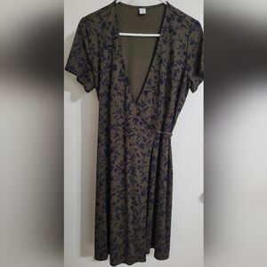 Old Navy Ponte Knit Wrap Sheath Dress